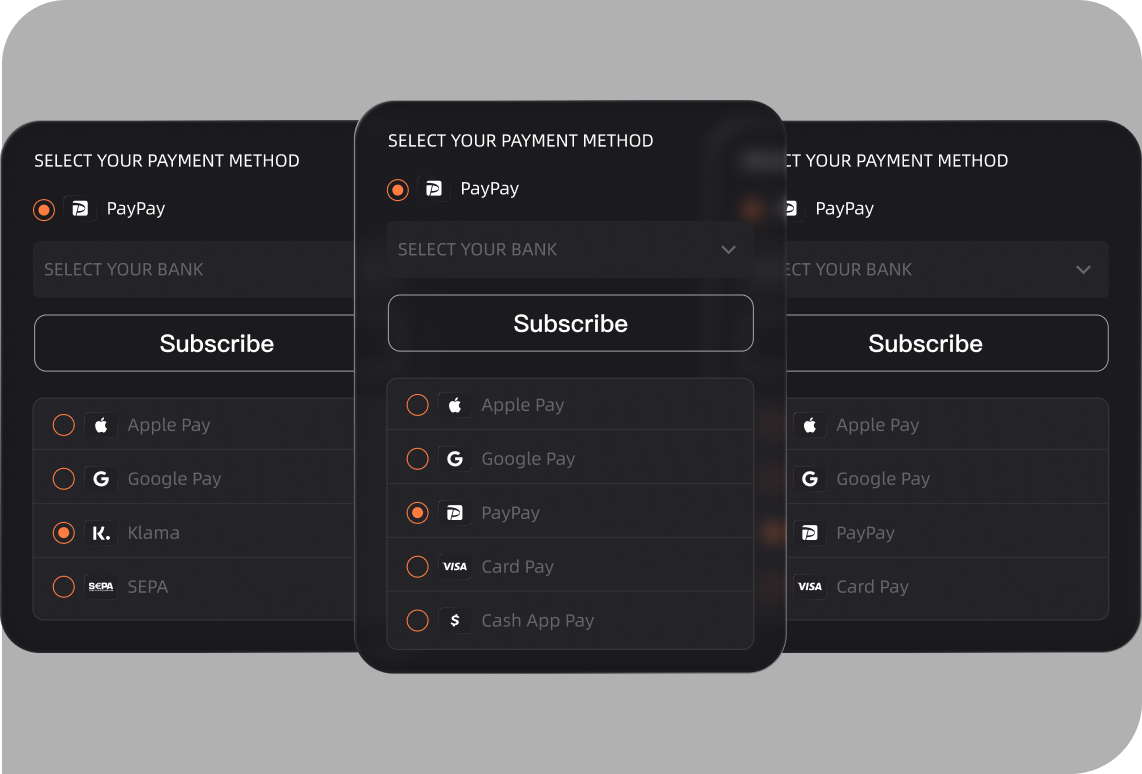 Global Payments Feature